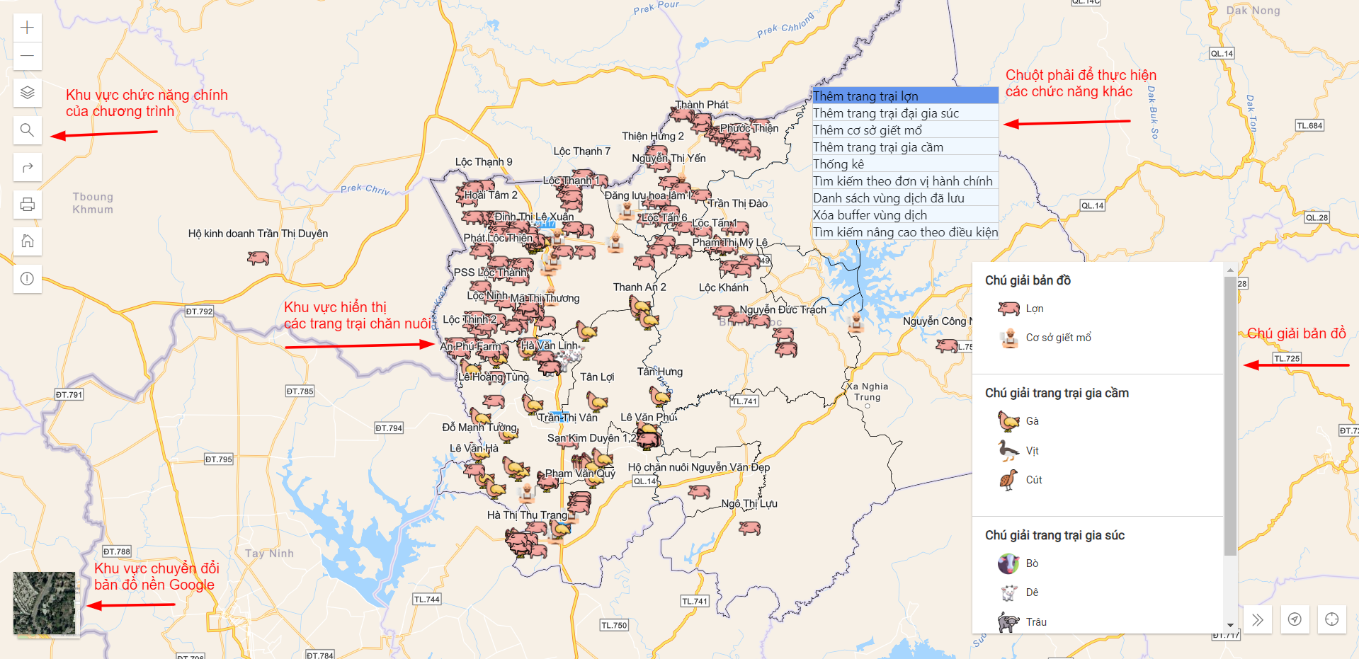 Giao diện phần mềm